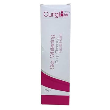 Curiglow skin whitening Facial foam face wash 60 gm