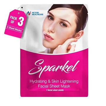 Sparkel Hydrating Facial Sheet Mask glow