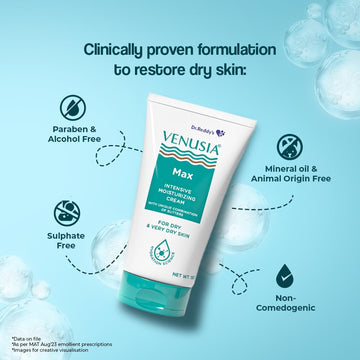 Venusia Max Intensive Moisturizing Cream for Dry Skin