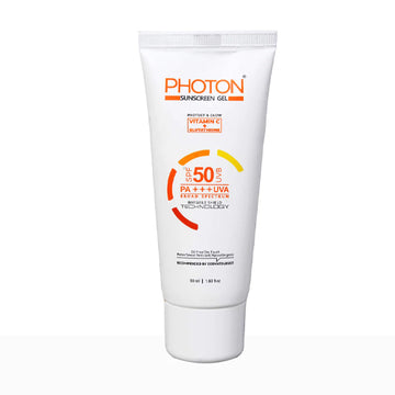Photon Sunscreen Gel With Vitamin C and Glutathione