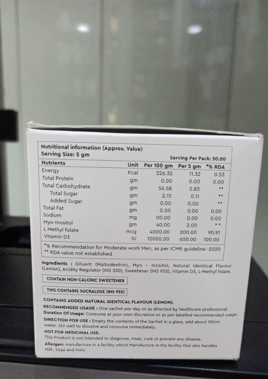 Folcyt Sachet  - lemon Flavour