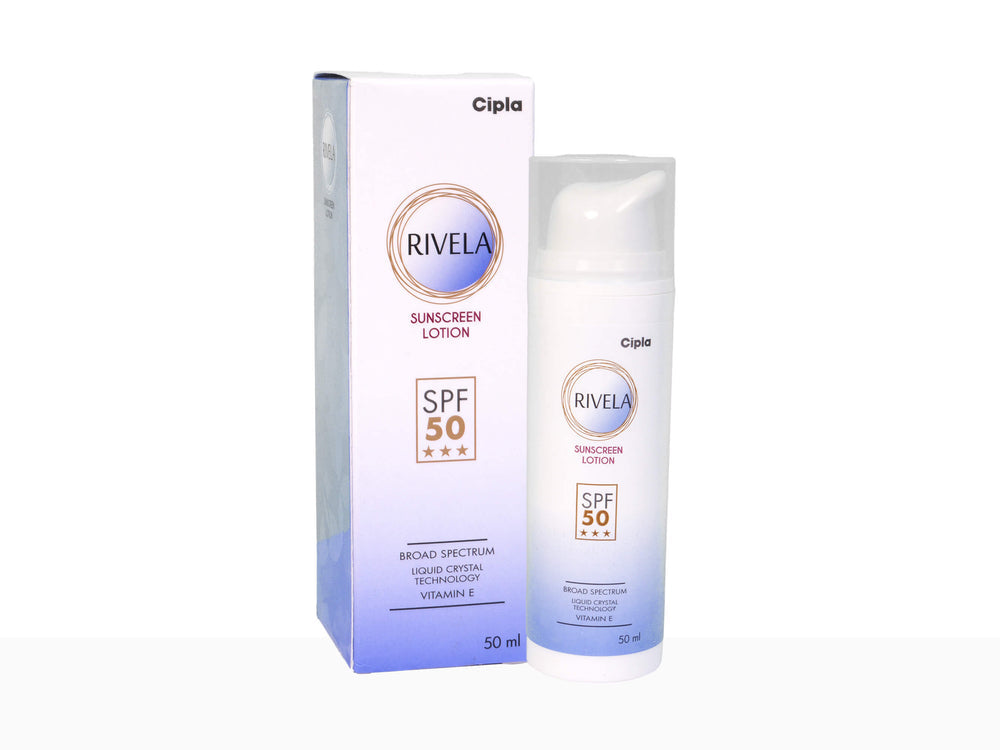 Rivela Spf 50 Sunscreen Lotion 50ml