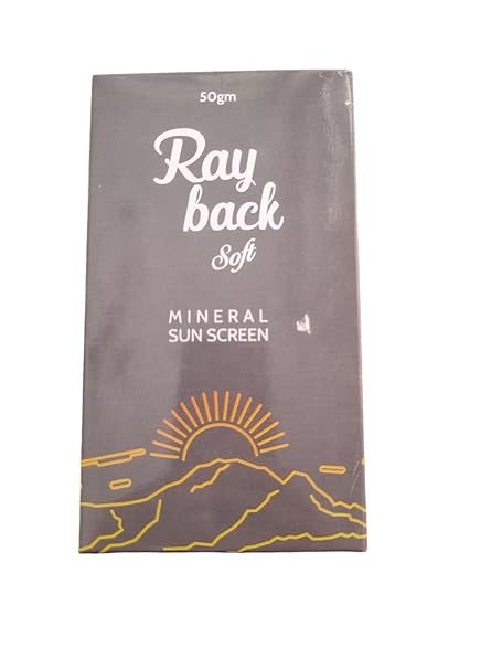 Ray Back Soft Mineral Sunscreen, SPF 50, Broad Spectrum, UVA-UVB, PA+++