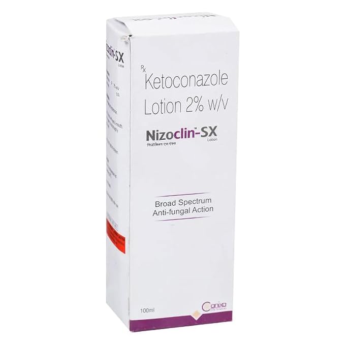 Nizoclin-SX - Tube of 100ml Lotion with Ketoconazole