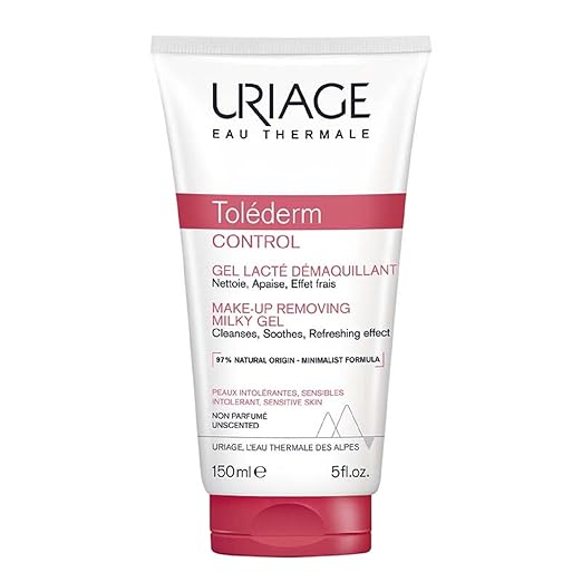 Uriage Tolederm Control Gel Make-Up Removing Milky Gel