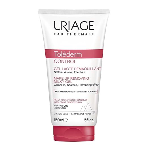 Uriage Tolederm Control Gel Make-Up Removing Milky Gel