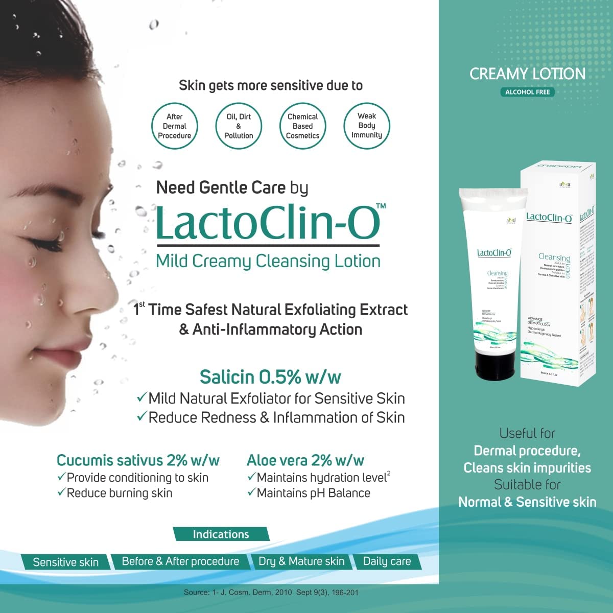 Lactoclin O Cleansing Lotion | 90ML