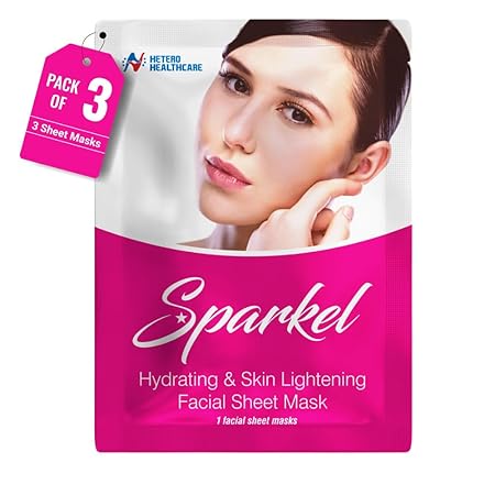Sparkel Hydrating Facial Sheet Mask glow
