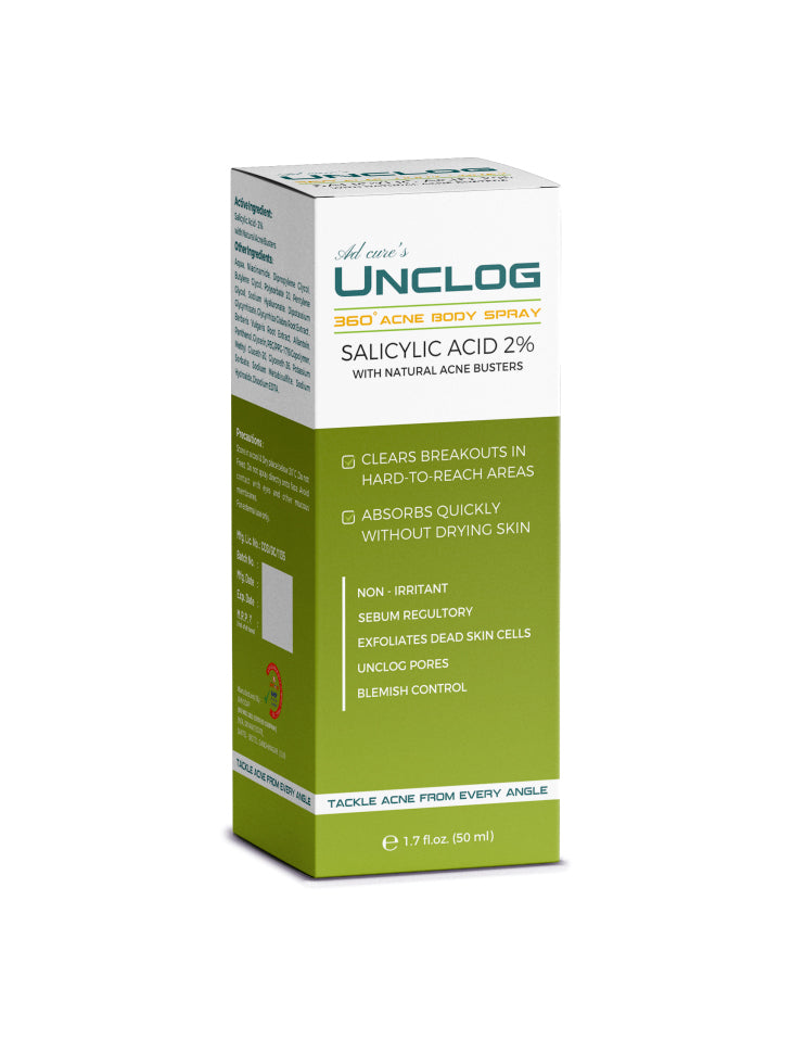 Unclog 360 Acne Body Spray | 50ml