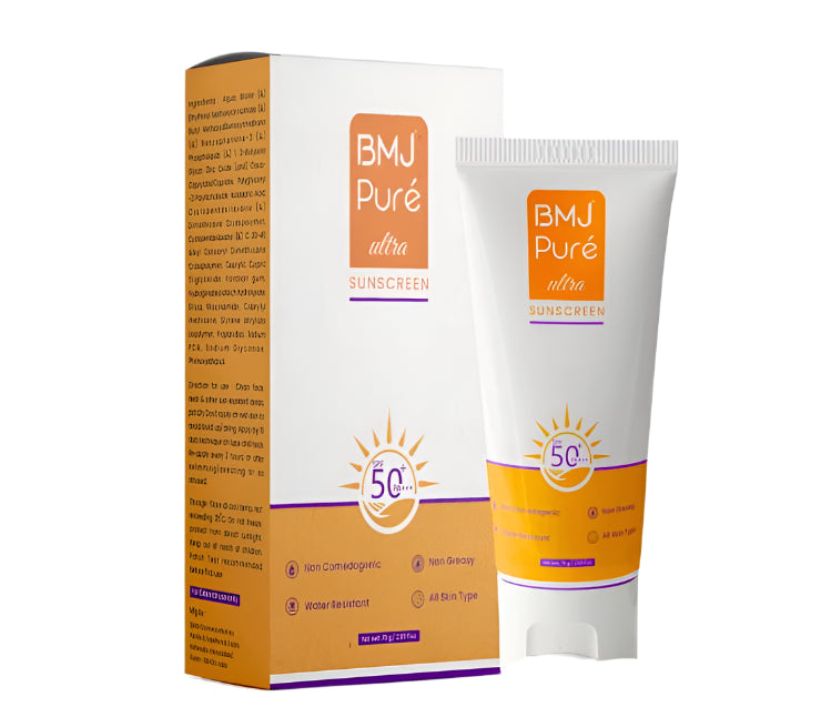 BMJ Puré ultra SUNSCREEN  Complete Sun Protection from UV Rays & Visible Lights