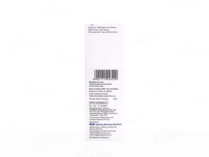 Aquasoft Max Intense Moisturizing Cream 150gm