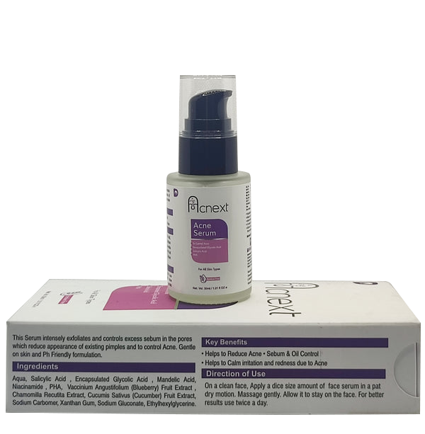 Acnomix Serum Acnext Acne Serum: Clinically Proven to Fight Breakouts (Mediskin ...
