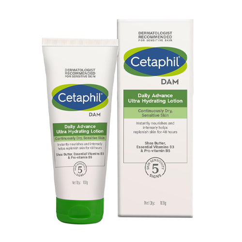 Cetaphil Dam Daily Advance Ultra Hydrating Lotion | 100gm
