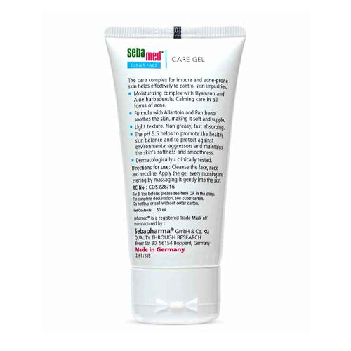 Sebamed Clear Face Care Gel for | Acne Prone Skin | Oily Skin