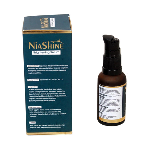 niashine brightening serum ingredients
