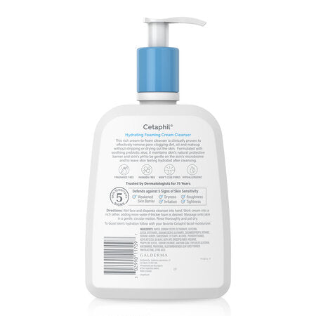 Cetaphil Hydrating Foaming Cleanser | 236ml