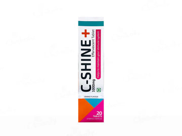 C-Shine+ 1000mg Effervescent Tablet - Orange Flavour