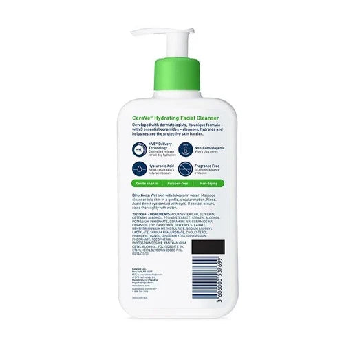 Cerave HydratingCleanser skin
