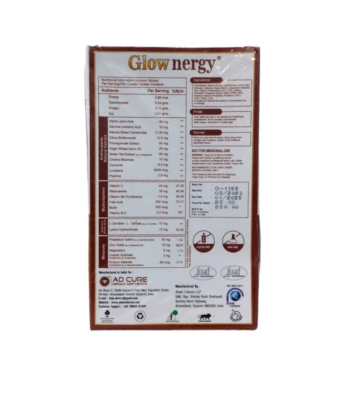 Glownergy Tablets