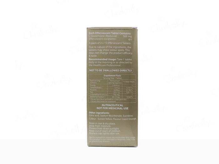 Oxoneg L-Glutathione Effervescent Tablet 15s