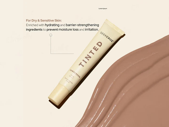 Seekcaus Tinted Sunscreen Gel SPF 50 PA++++
