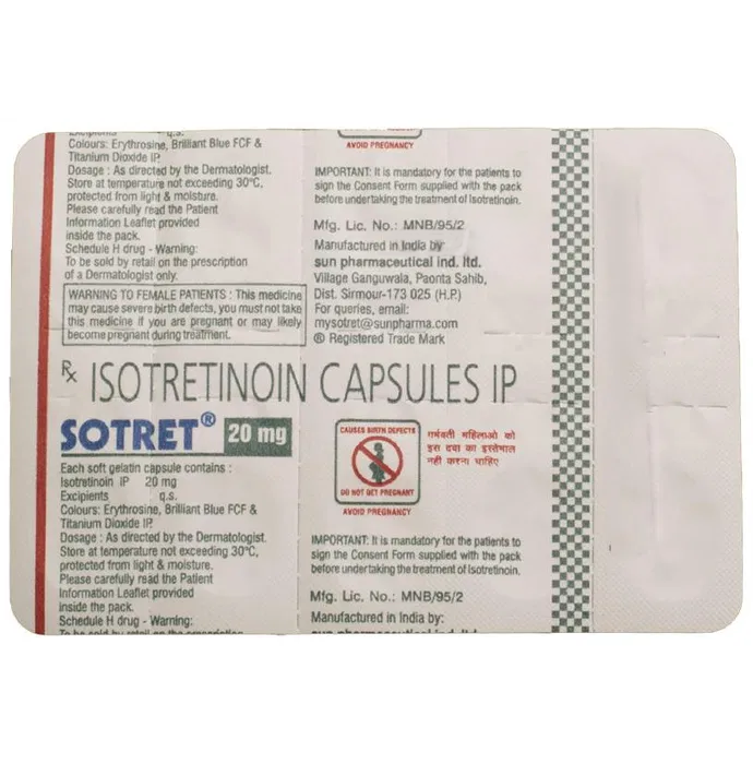 Sotret 20Mg Cap | 10 tab