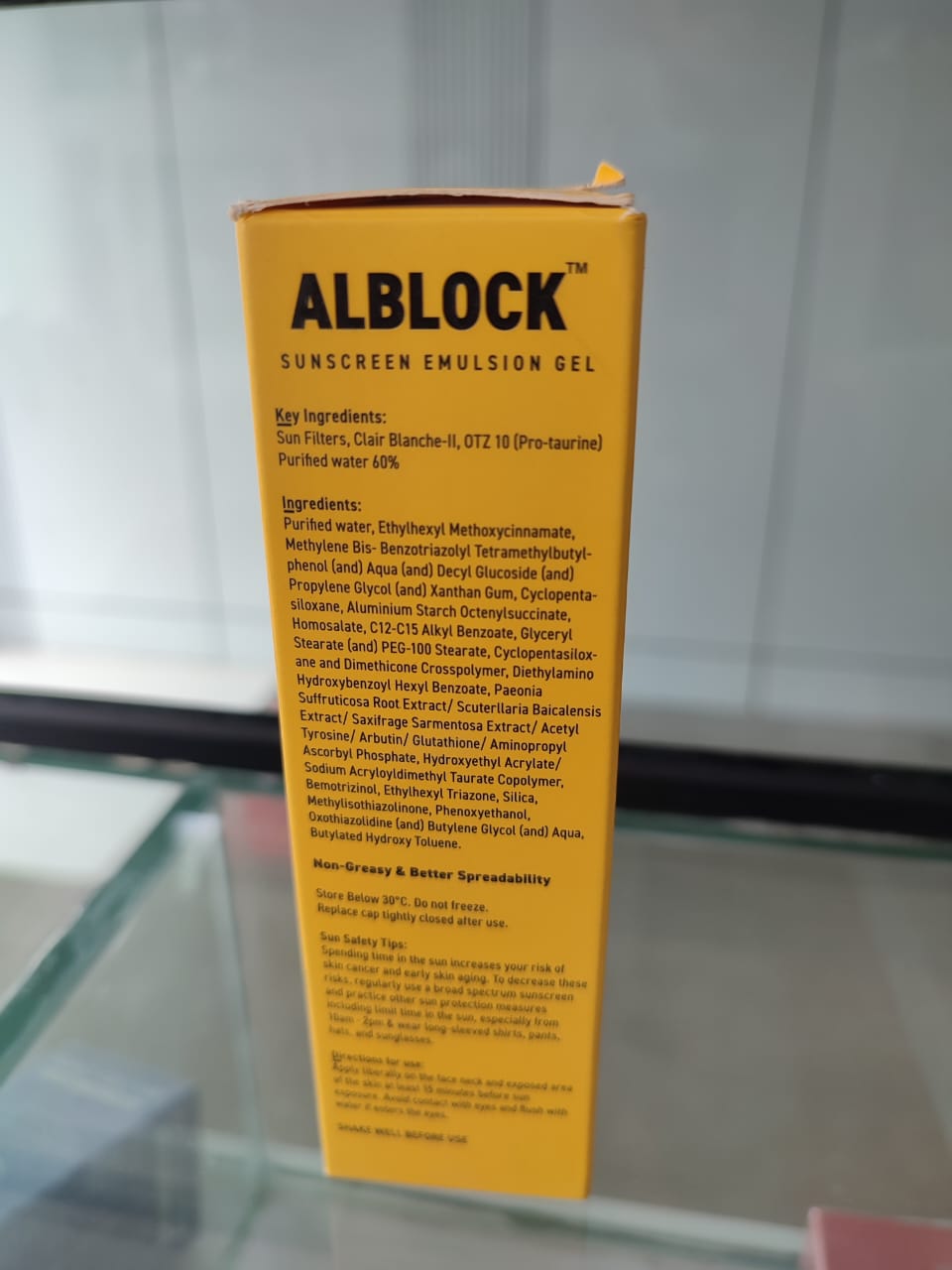 Alblock Sunscreen Emulsion Gel SPF 50+ PA+++