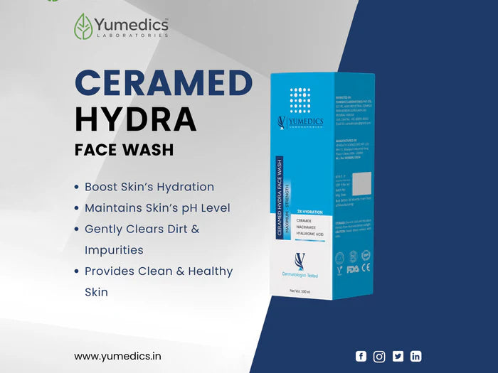 Boost Skin Hydration with Ceramed Hydra Face wash