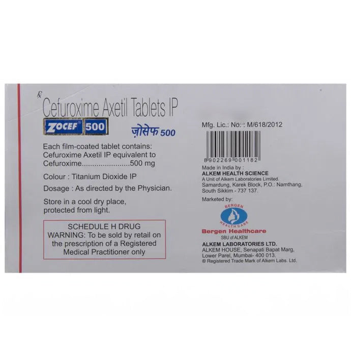 Zocef 500 Tablet | 10 Tab