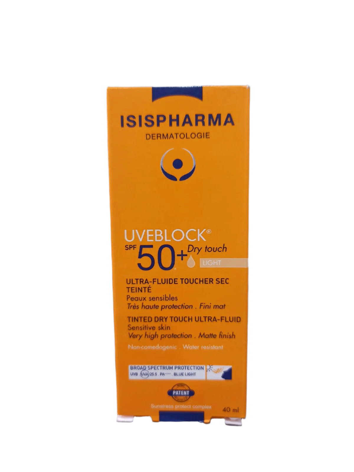 ISIS PHARMA UVEBLOCK SPF50 TINT DRY TOUCH SUNSCREEN-40ML