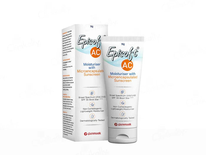 Episoft AC Moisturiser with Sunscreen SPF 30 75gm