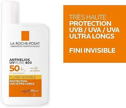 La Roche Posay Sunscreen - SPF 50 PA++++ Anthelios XL Ultra-Light Fluid SPF50+ Protection for Combination Skin 50ml  (50 ml)