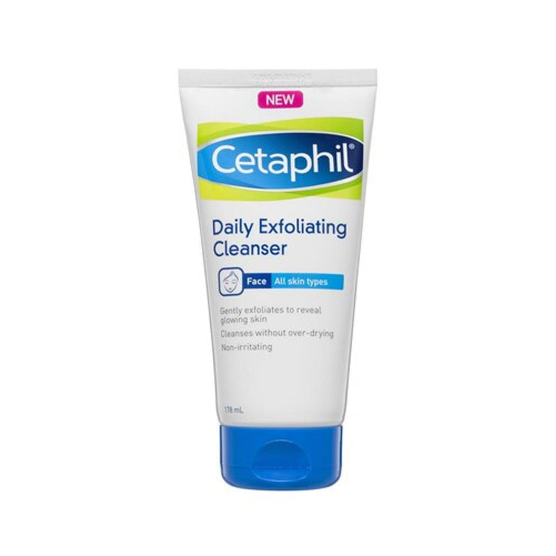 Cetaphil Daily Exfoliating Cleanser for Normal, Dry, Acne Prone & Oily - Sarinskin